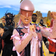 Lady Gaga, intergalactic defender of love or something.
